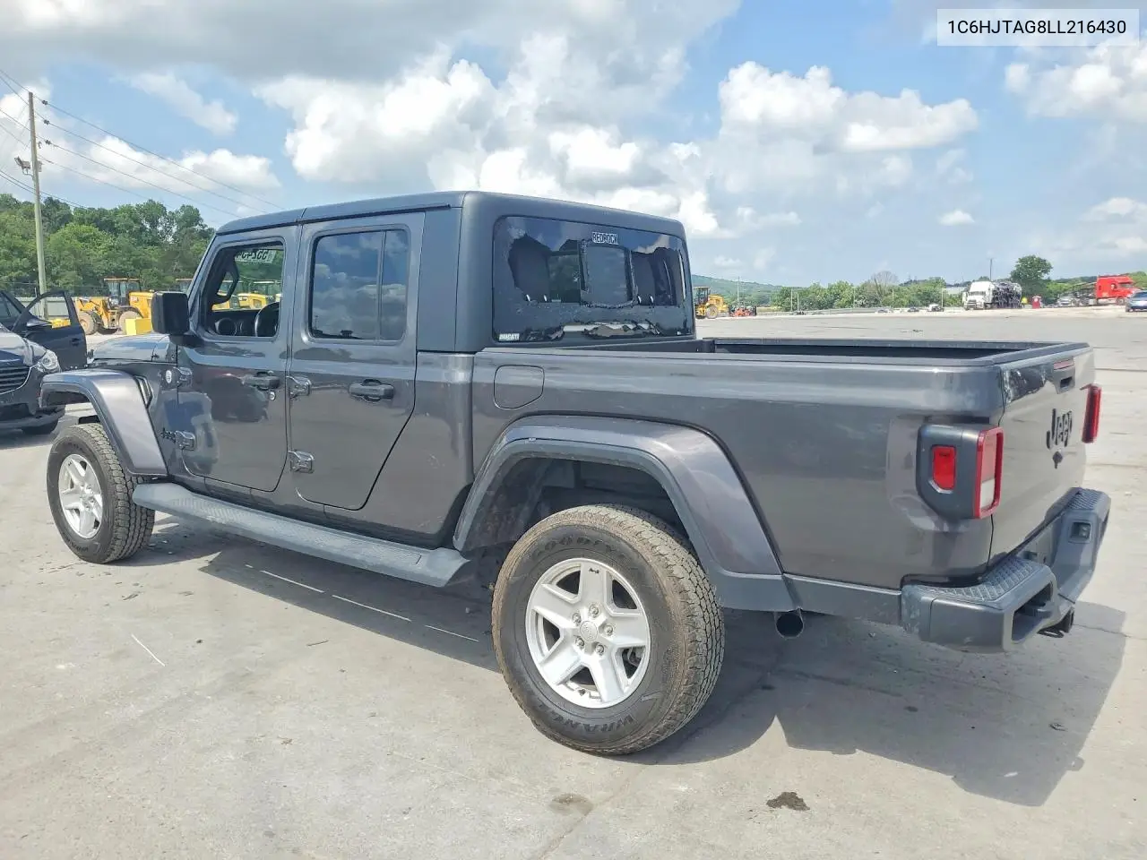2020 Jeep Gladiator Sport VIN: 1C6HJTAG8LL216430 Lot: 55243466