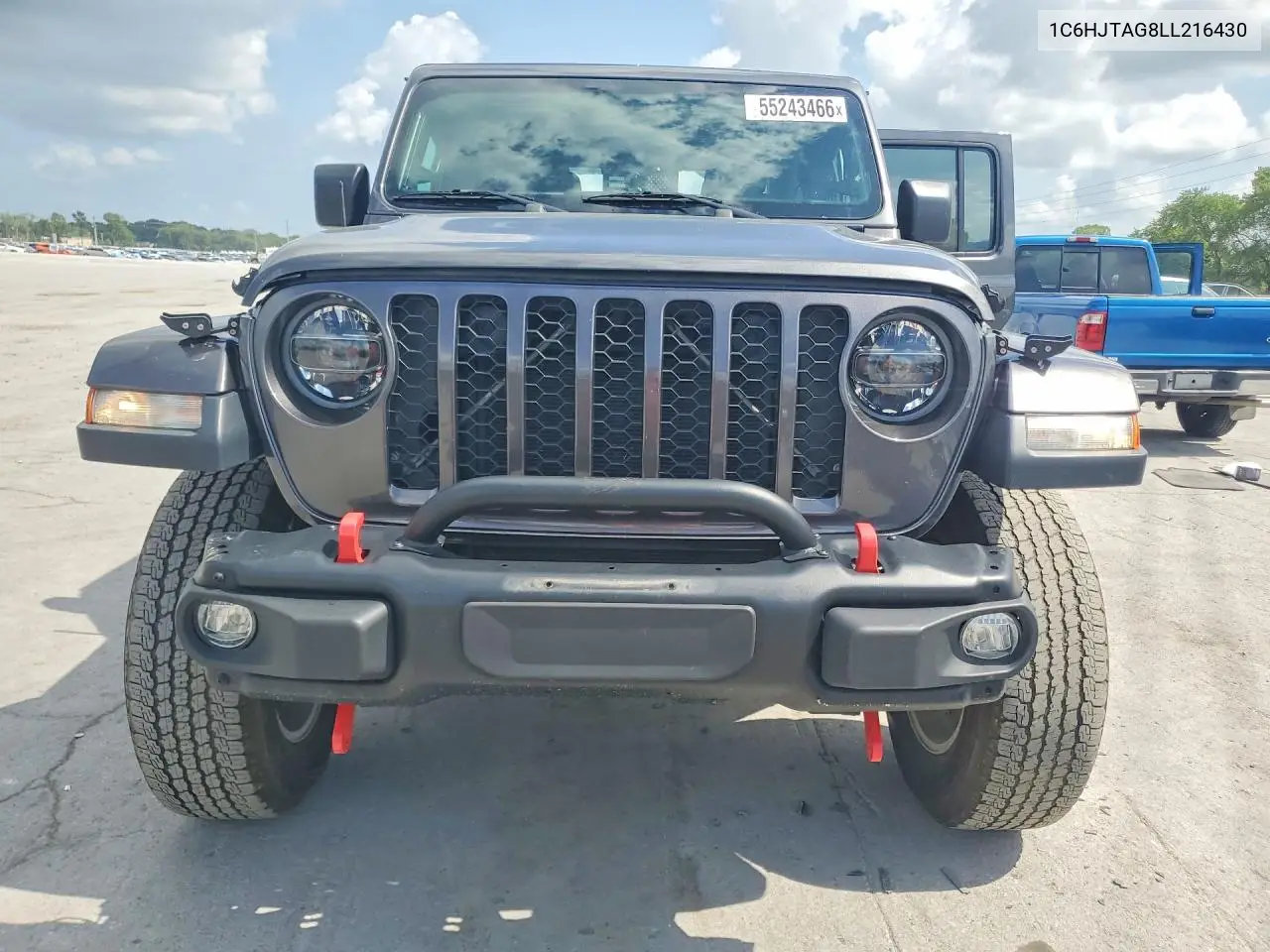 2020 Jeep Gladiator Sport VIN: 1C6HJTAG8LL216430 Lot: 55243466