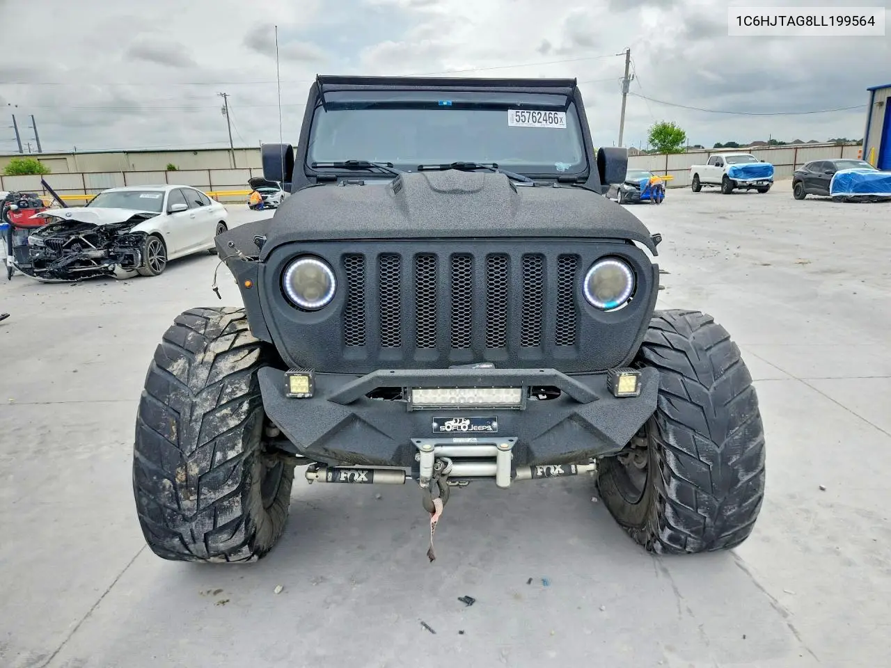 2020 Jeep Gladiator Sport VIN: 1C6HJTAG8LL199564 Lot: 55762466