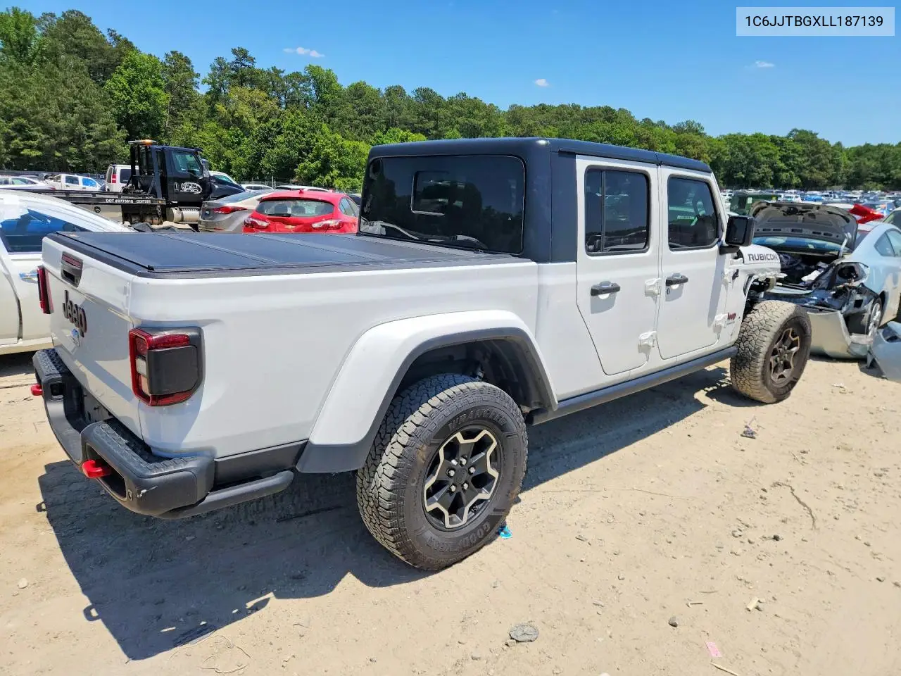 2020 Jeep Gladiator Rubicon VIN: 1C6JJTBGXLL187139 Lot: 56111776