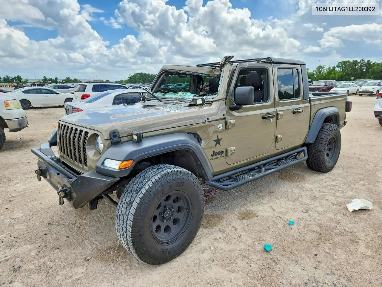 2020 Jeep Gladiator Sport VIN: 1C6HJTAG1LL200392 Lot: 56803726