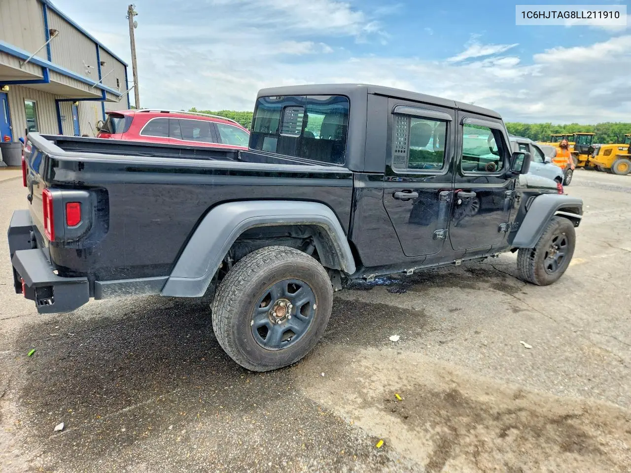 2020 Jeep Gladiator Sport VIN: 1C6HJTAG8LL211910 Lot: 57480346