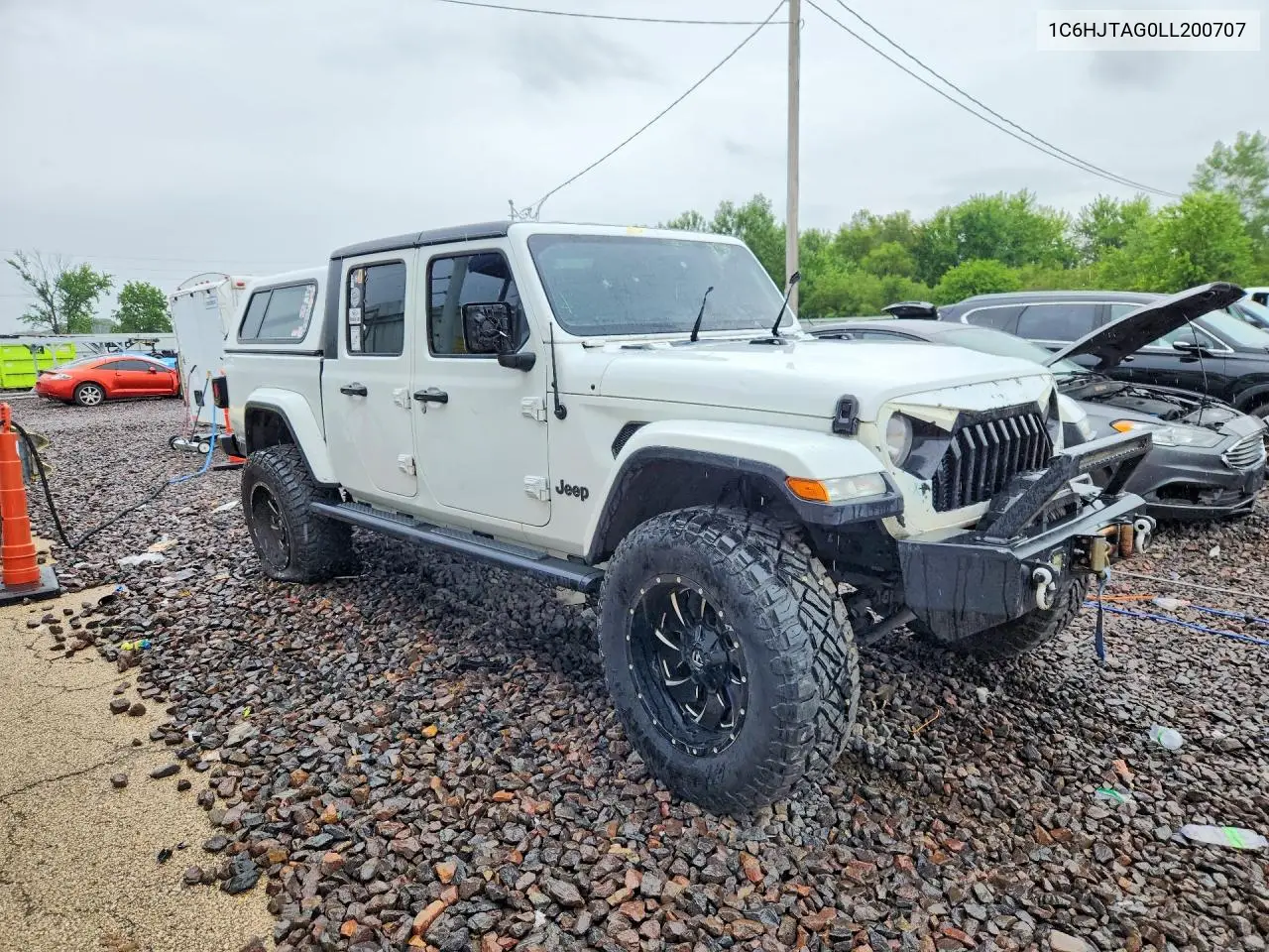 2020 Jeep Gladiator Sport VIN: 1C6HJTAG0LL200707 Lot: 58243026