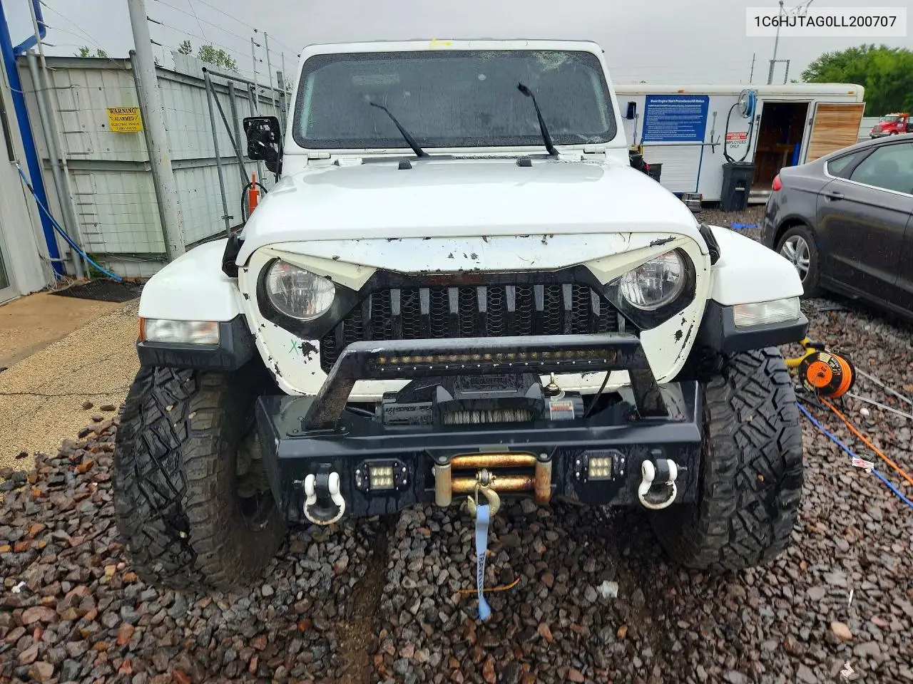 2020 Jeep Gladiator Sport VIN: 1C6HJTAG0LL200707 Lot: 58243026