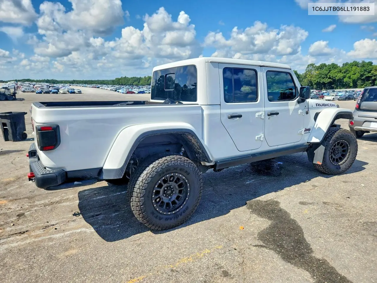 2020 Jeep Gladiator Rubicon VIN: 1C6JJTBG6LL191883 Lot: 58997536