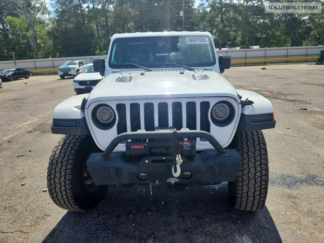 2020 Jeep Gladiator Rubicon VIN: 1C6JJTBG6LL191883 Lot: 58997536