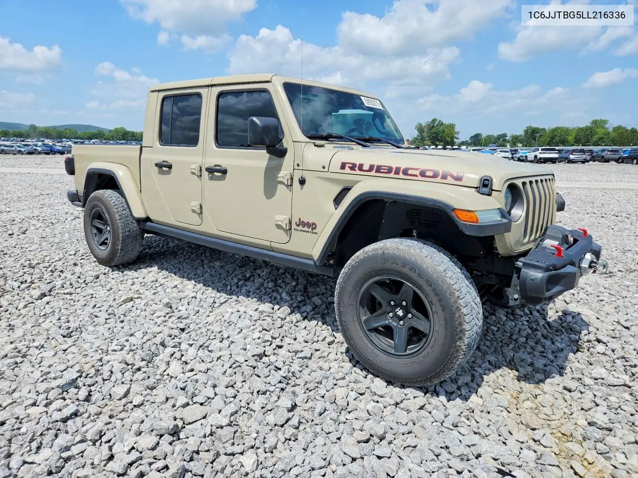 2020 Jeep Gladiator Rubicon VIN: 1C6JJTBG5LL216336 Lot: 59083676
