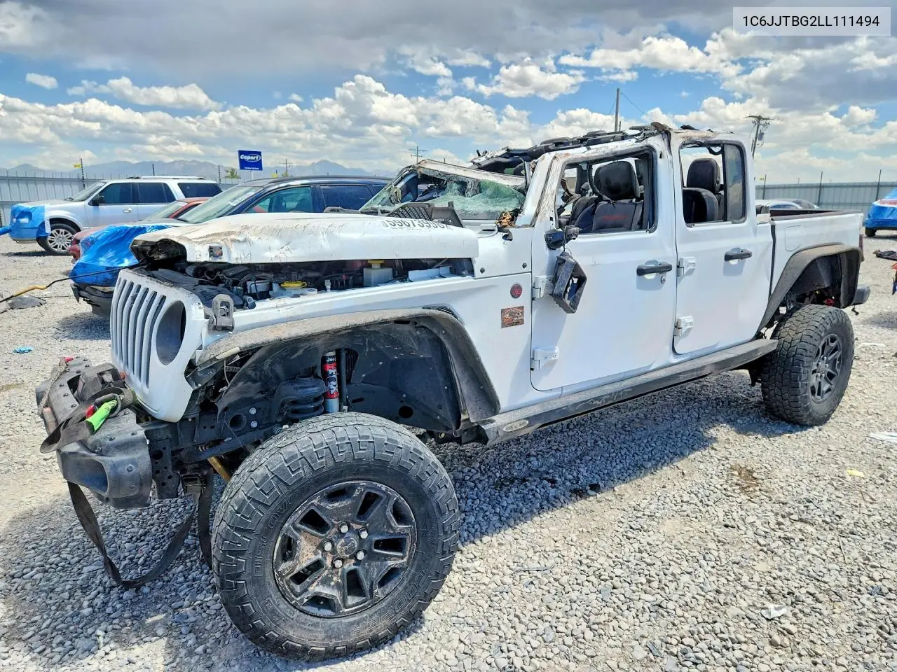 2020 Jeep Gladiator Rubicon VIN: 1C6JJTBG2LL111494 Lot: 59673996