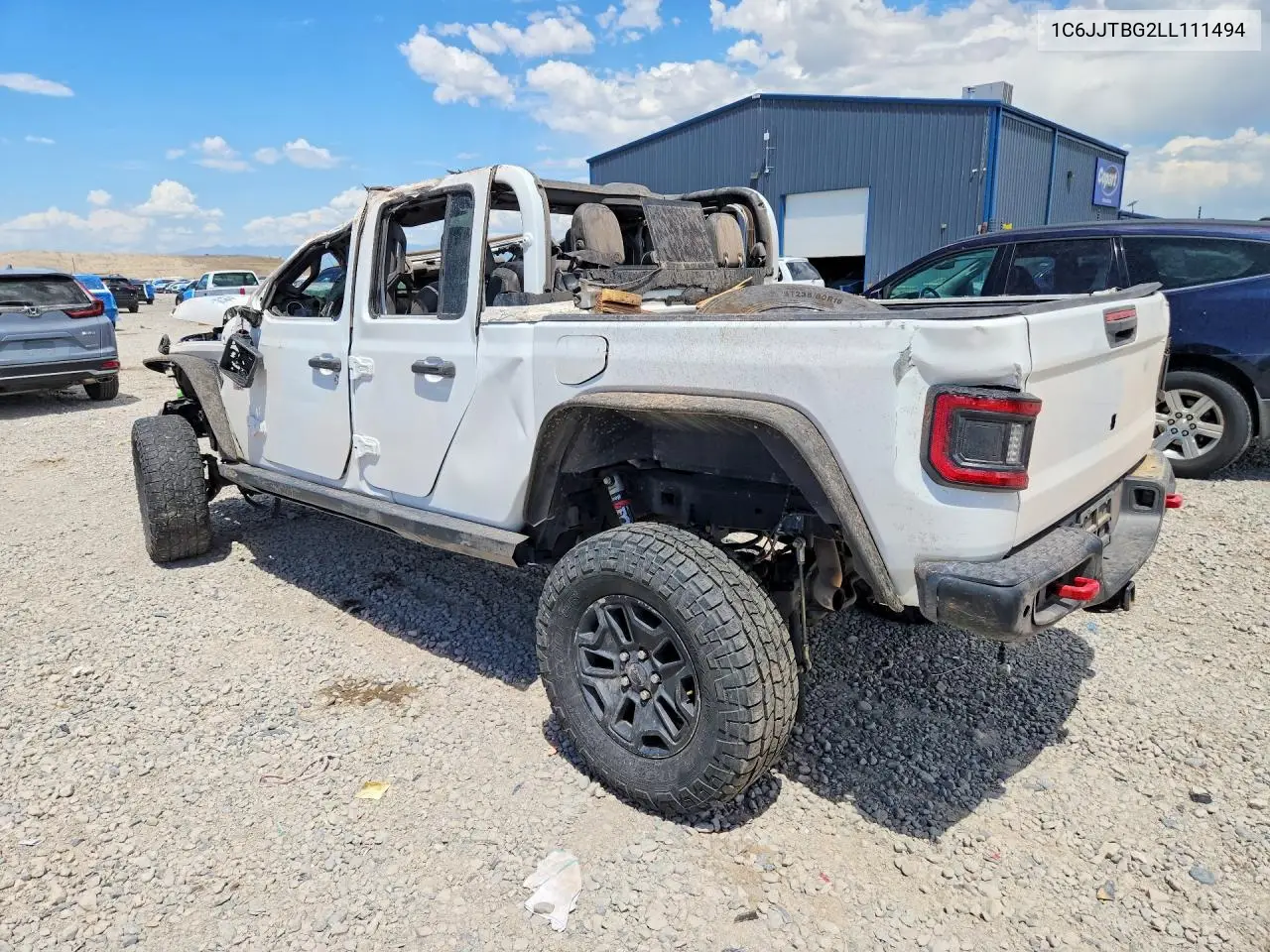2020 Jeep Gladiator Rubicon VIN: 1C6JJTBG2LL111494 Lot: 59673996