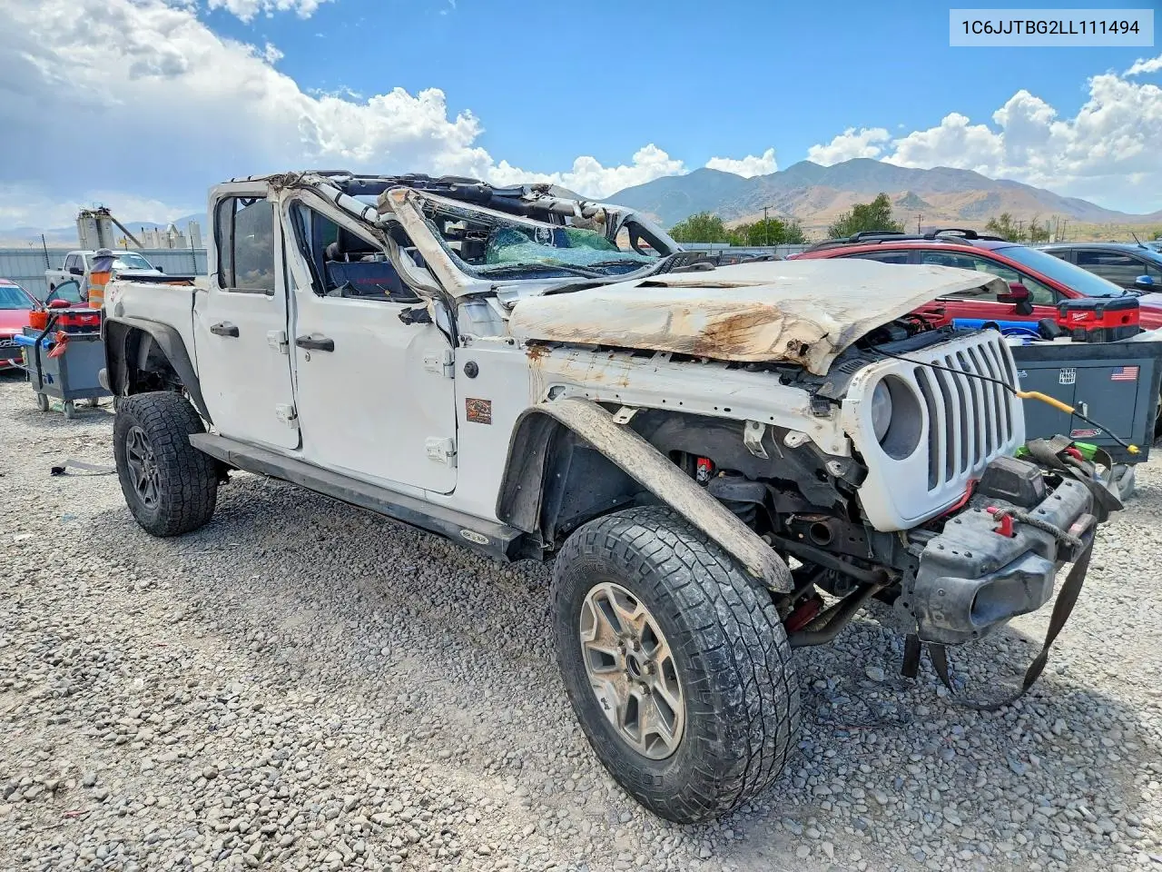 2020 Jeep Gladiator Rubicon VIN: 1C6JJTBG2LL111494 Lot: 59673996