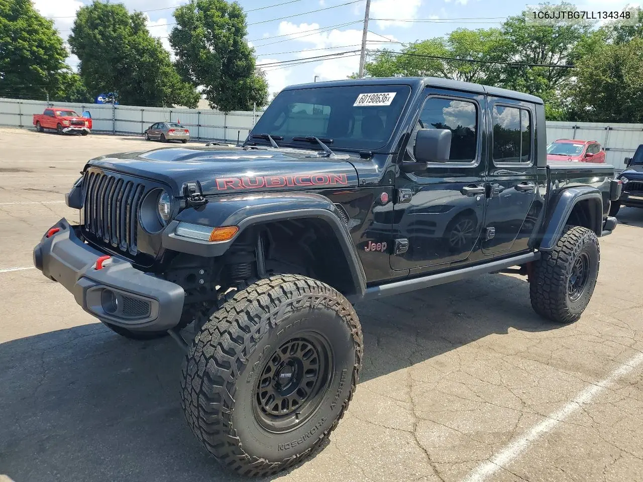 2020 Jeep Gladiator Rubicon VIN: 1C6JJTBG7LL134348 Lot: 60190636