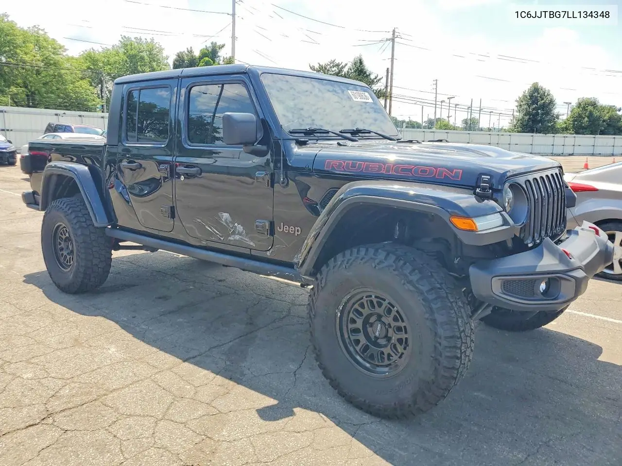 2020 Jeep Gladiator Rubicon VIN: 1C6JJTBG7LL134348 Lot: 60190636