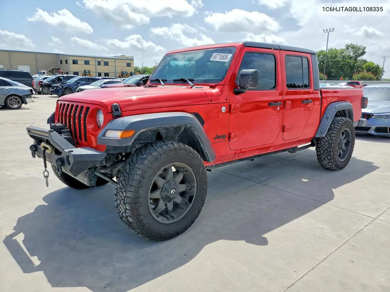 2020 Jeep Gladiator Sport VIN: 1C6HJTAG0LL108335 Lot: 60710606