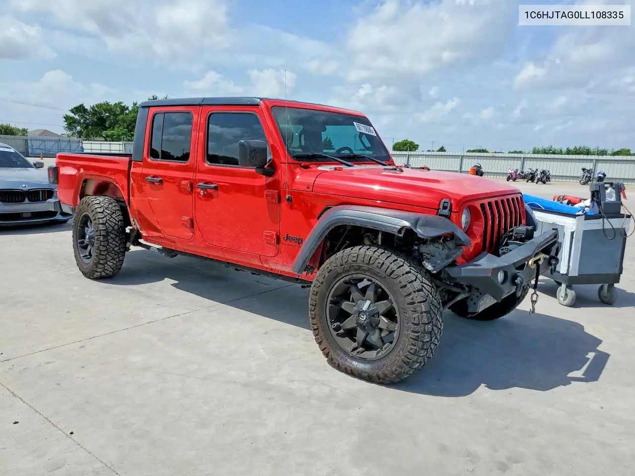 2020 Jeep Gladiator Sport VIN: 1C6HJTAG0LL108335 Lot: 60710606