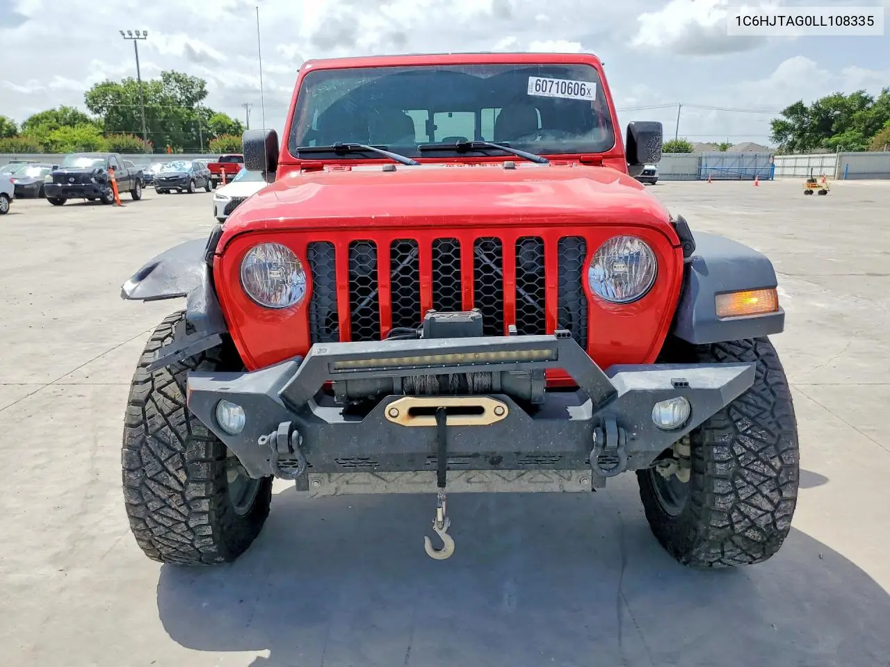 2020 Jeep Gladiator Sport VIN: 1C6HJTAG0LL108335 Lot: 60710606