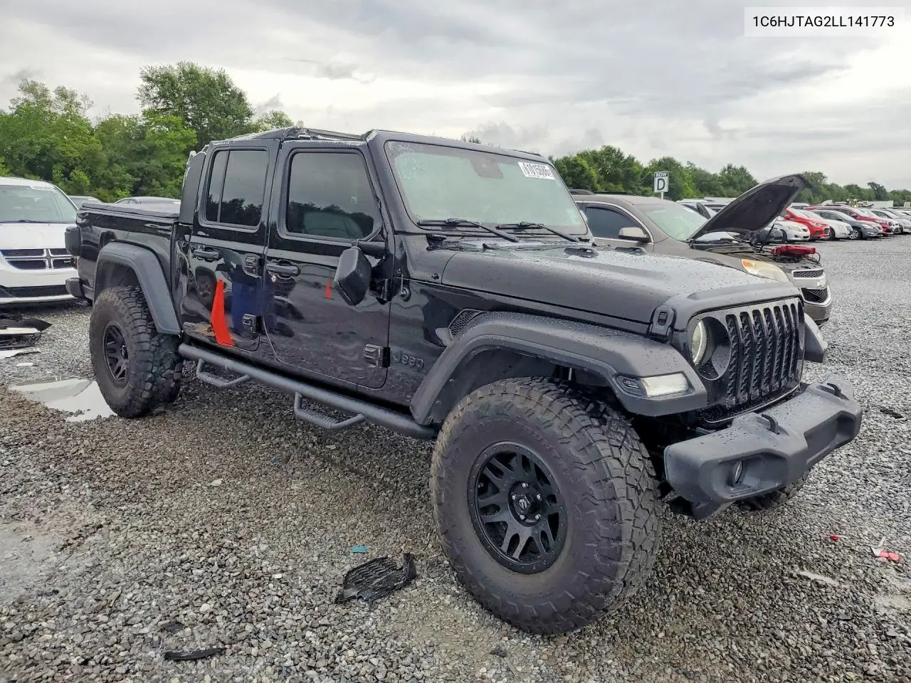 2020 Jeep Gladiator Sport VIN: 1C6HJTAG2LL141773 Lot: 61015686