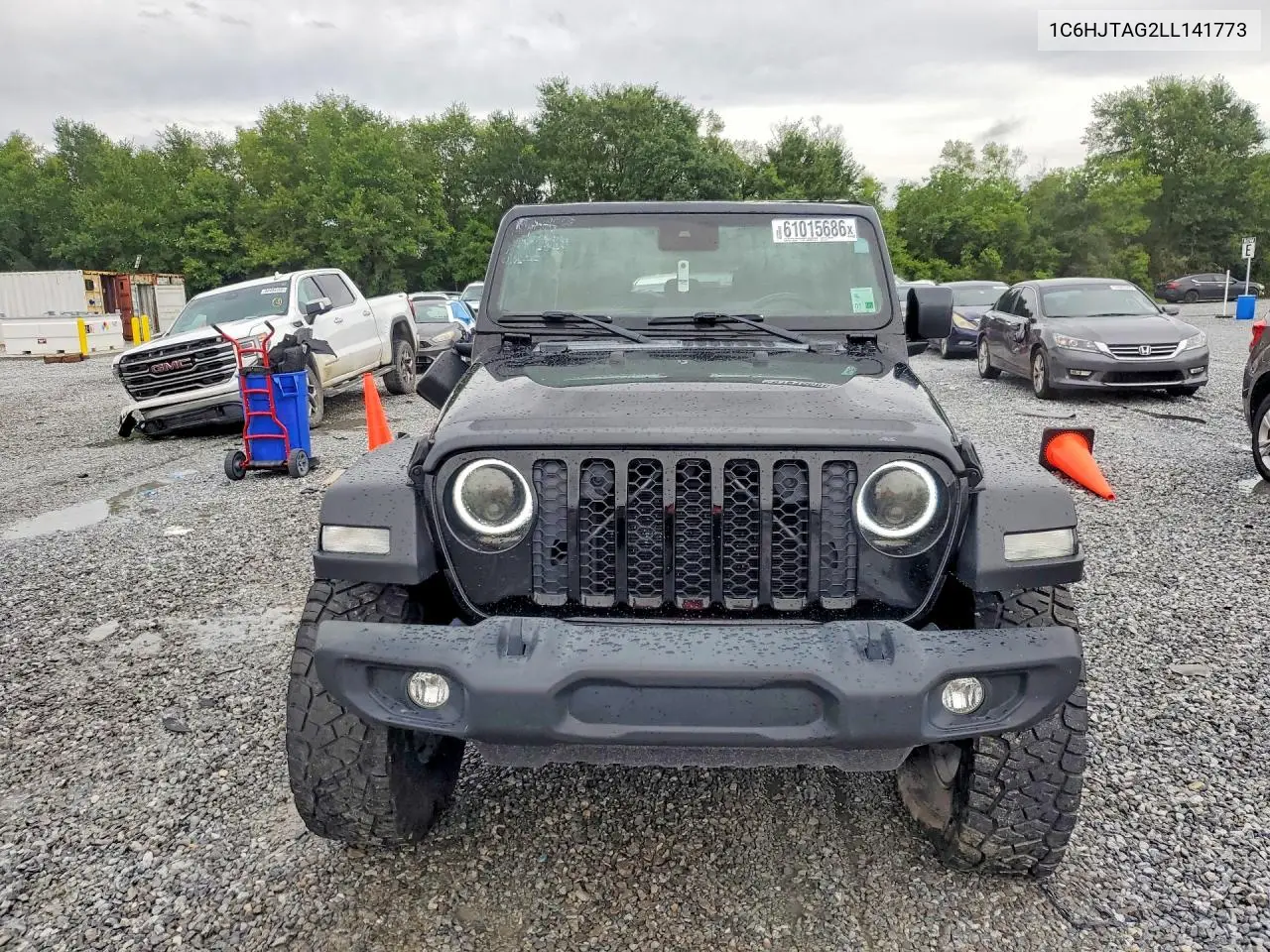 2020 Jeep Gladiator Sport VIN: 1C6HJTAG2LL141773 Lot: 61015686