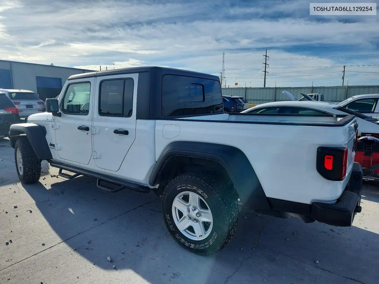 2020 Jeep Gladiator Sport VIN: 1C6HJTAG6LL129254 Lot: 61049486