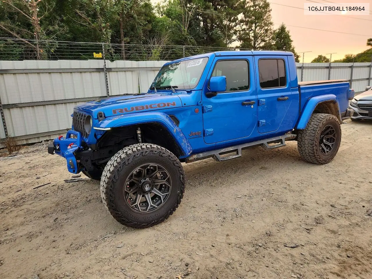2020 Jeep Gladiator Rubicon VIN: 1C6JJTBG4LL184964 Lot: 61235516