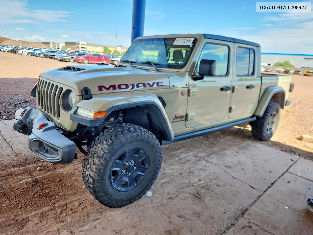 2020 Jeep Gladiator Mojave VIN: 1C6JJTEG7LL208427 Lot: 61720856
