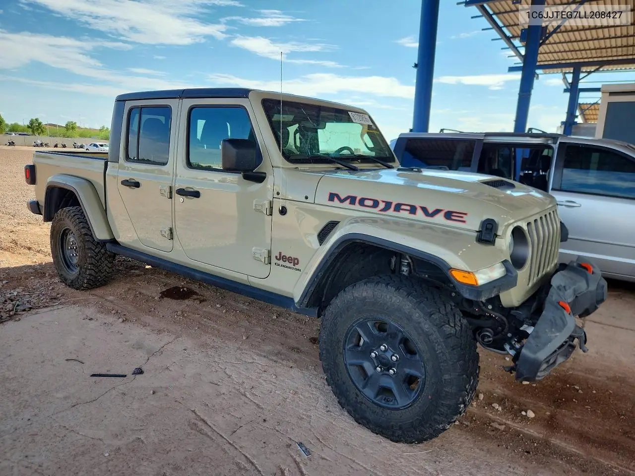 2020 Jeep Gladiator Mojave VIN: 1C6JJTEG7LL208427 Lot: 61720856