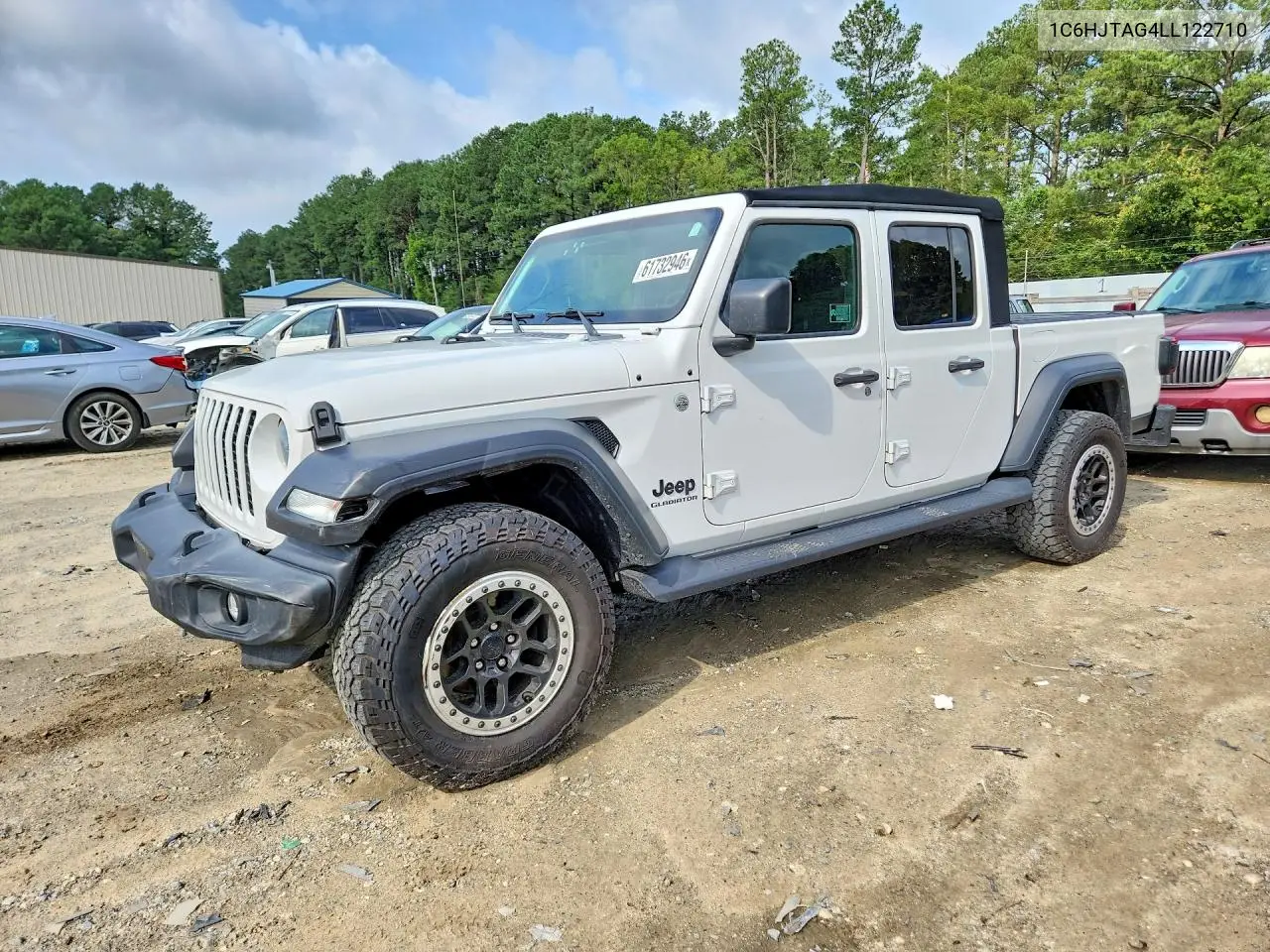 2020 Jeep Gladiator Sport VIN: 1C6HJTAG4LL122710 Lot: 61732946