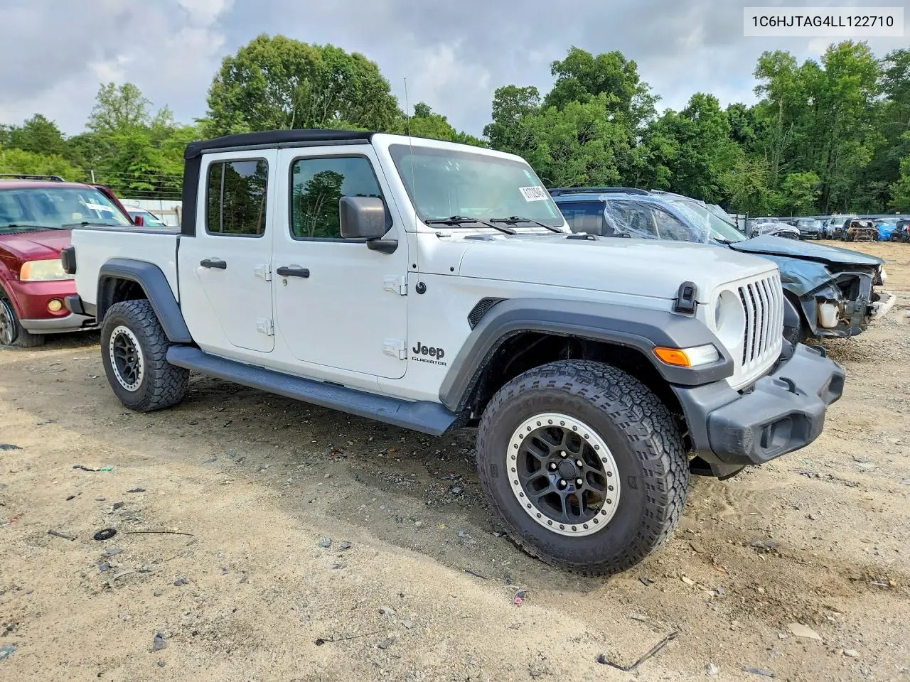2020 Jeep Gladiator Sport VIN: 1C6HJTAG4LL122710 Lot: 61732946