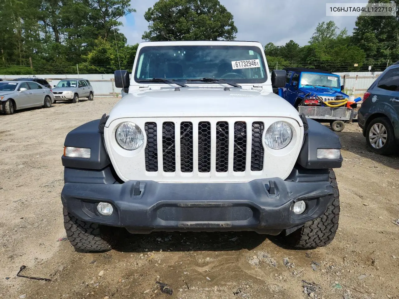 2020 Jeep Gladiator Sport VIN: 1C6HJTAG4LL122710 Lot: 61732946