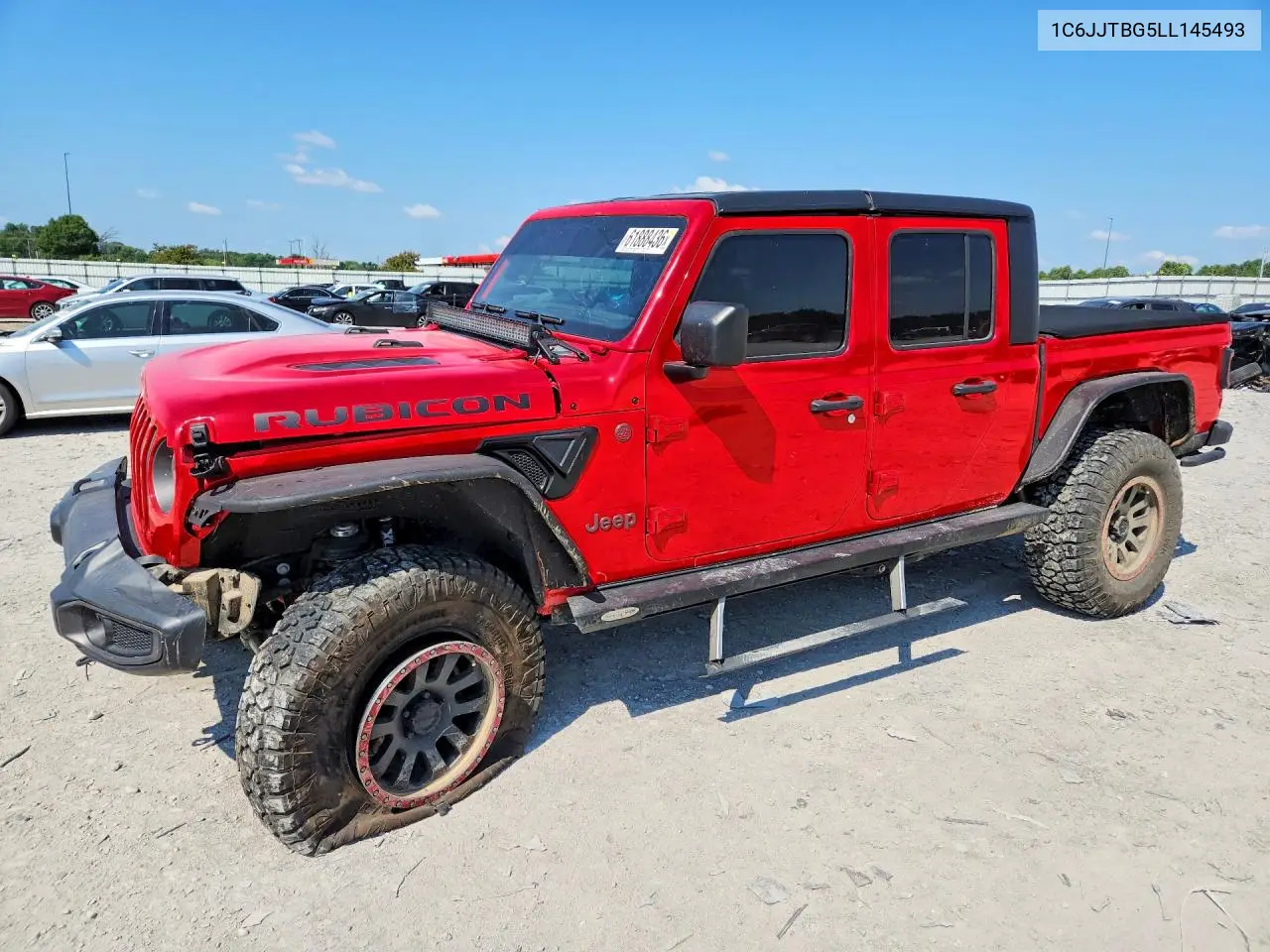 2020 Jeep Gladiator Rubicon VIN: 1C6JJTBG5LL145493 Lot: 61888436