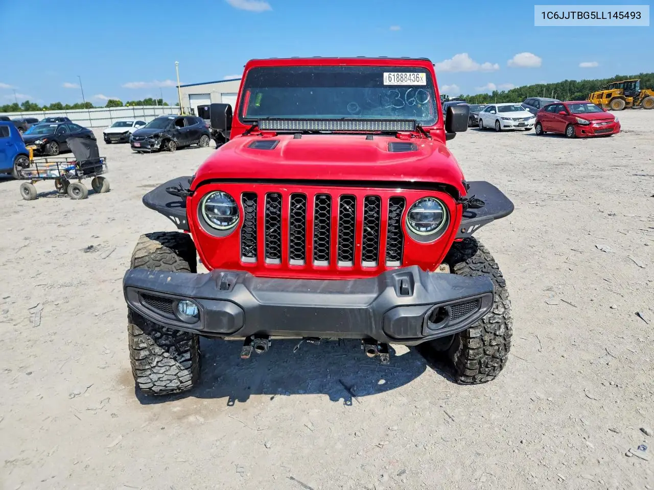2020 Jeep Gladiator Rubicon VIN: 1C6JJTBG5LL145493 Lot: 61888436