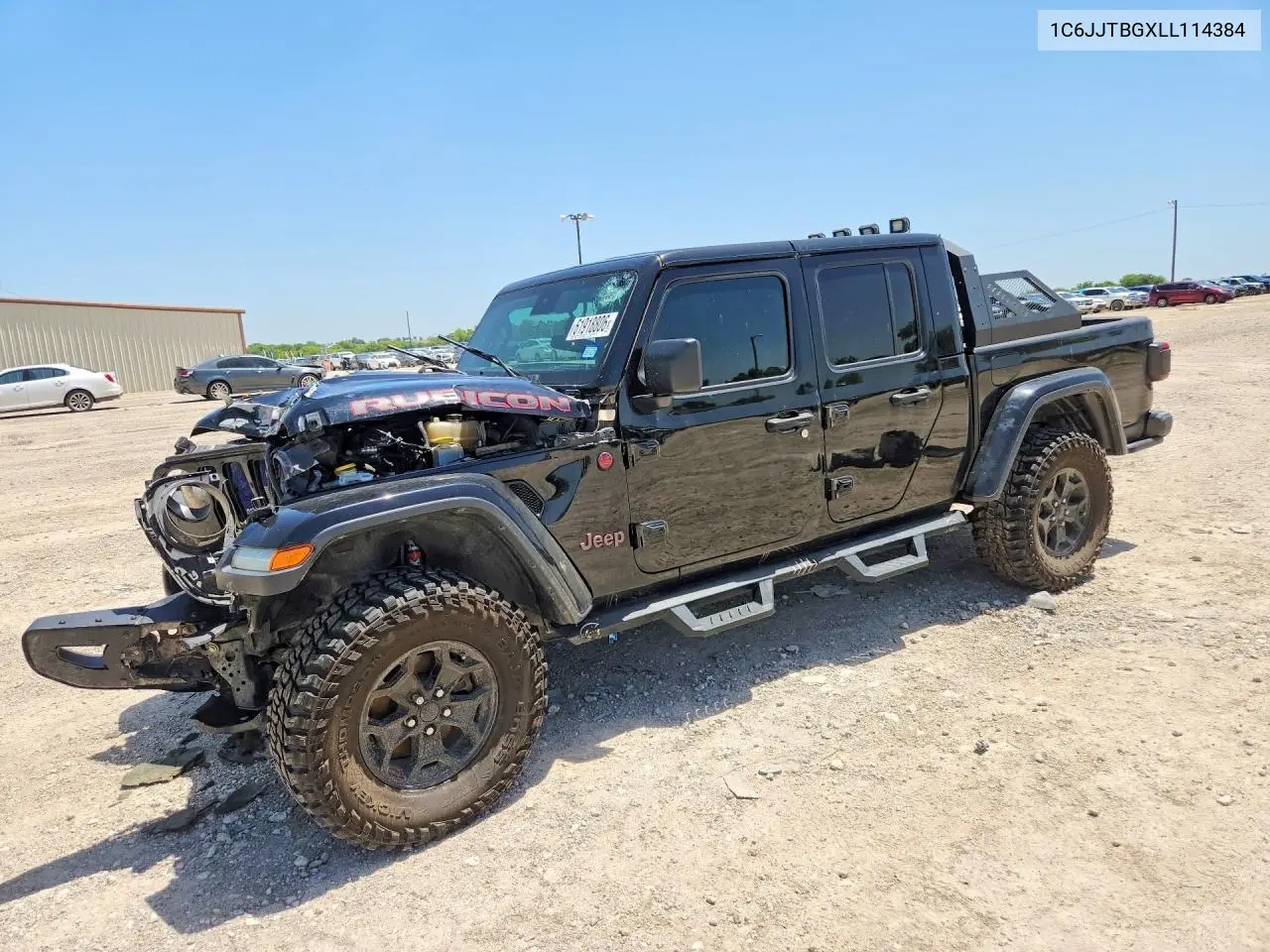 2020 Jeep Gladiator Rubicon VIN: 1C6JJTBGXLL114384 Lot: 61918806