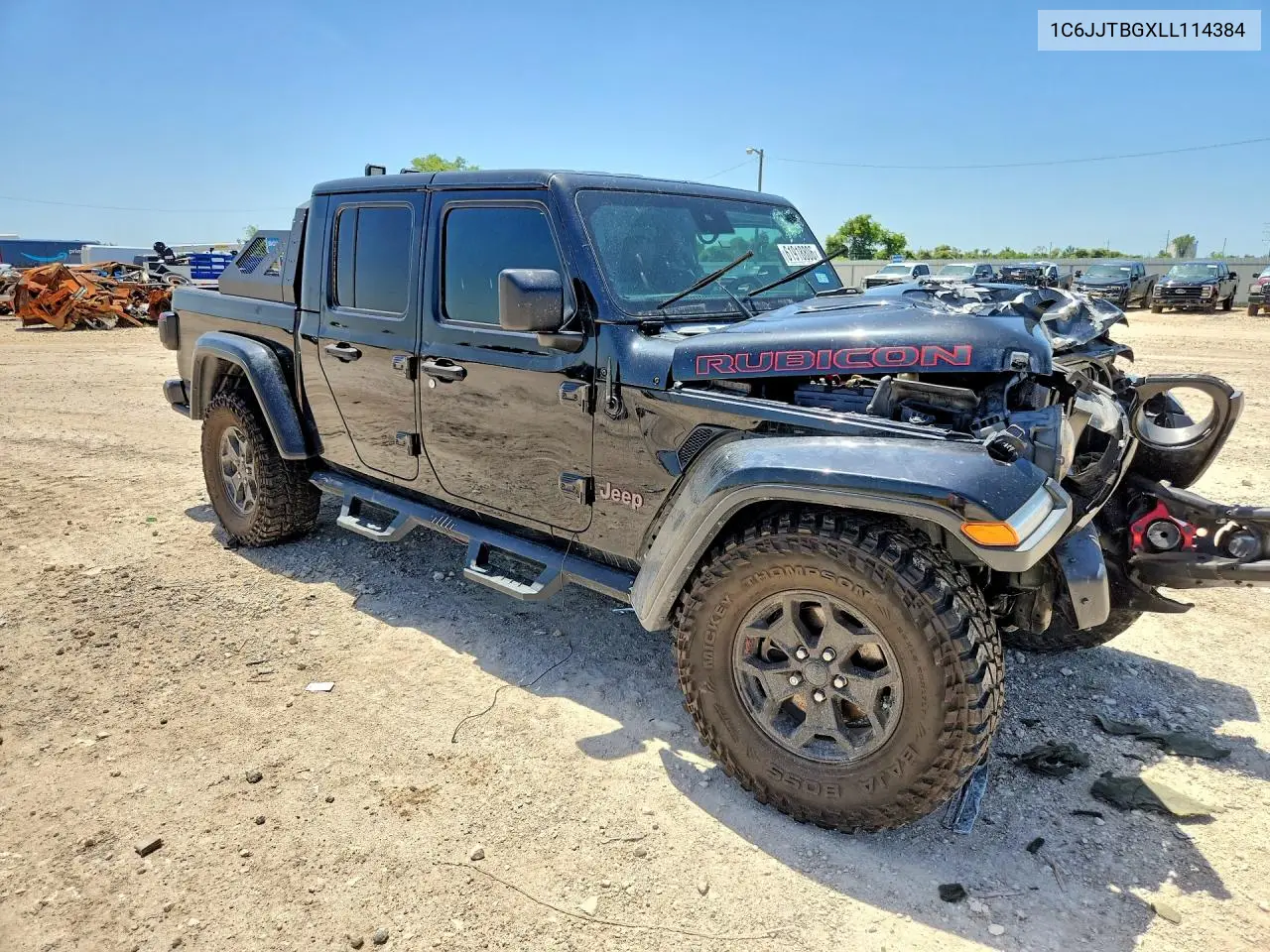 2020 Jeep Gladiator Rubicon VIN: 1C6JJTBGXLL114384 Lot: 61918806