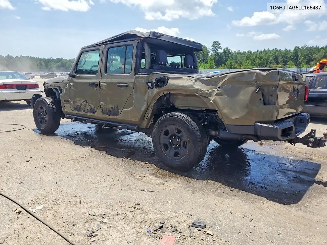 2020 Jeep Gladiator Sport VIN: 1C6HJTAG5LL166487 Lot: 61925656