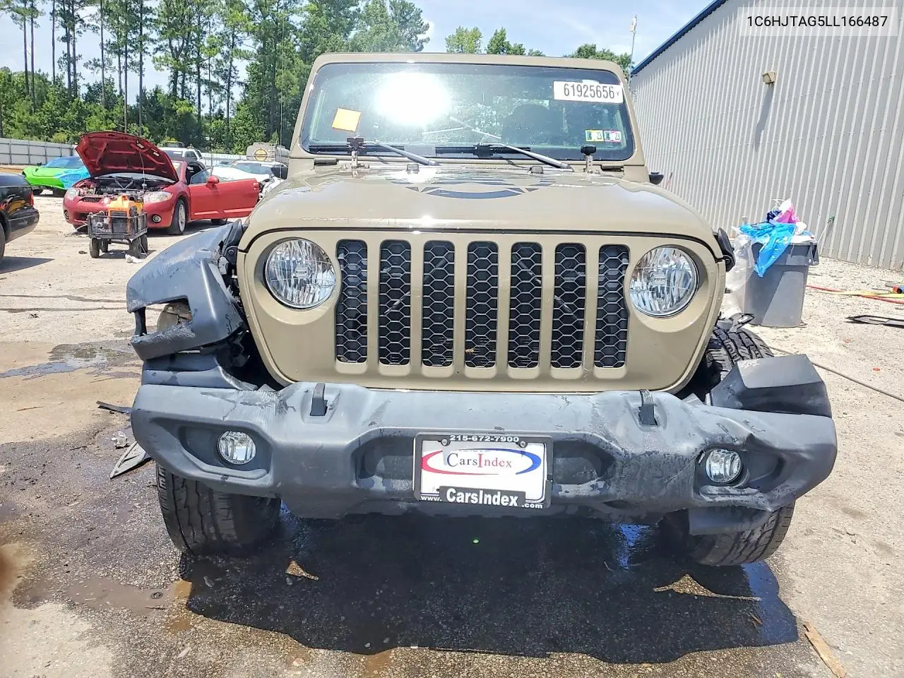 2020 Jeep Gladiator Sport VIN: 1C6HJTAG5LL166487 Lot: 61925656