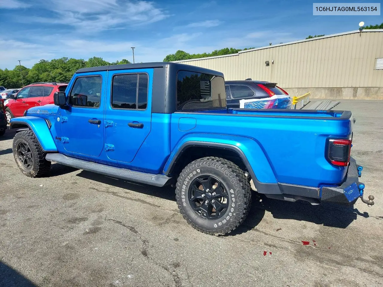 2021 Jeep Gladiator Sport VIN: 1C6HJTAG0ML563154 Lot: 54747096