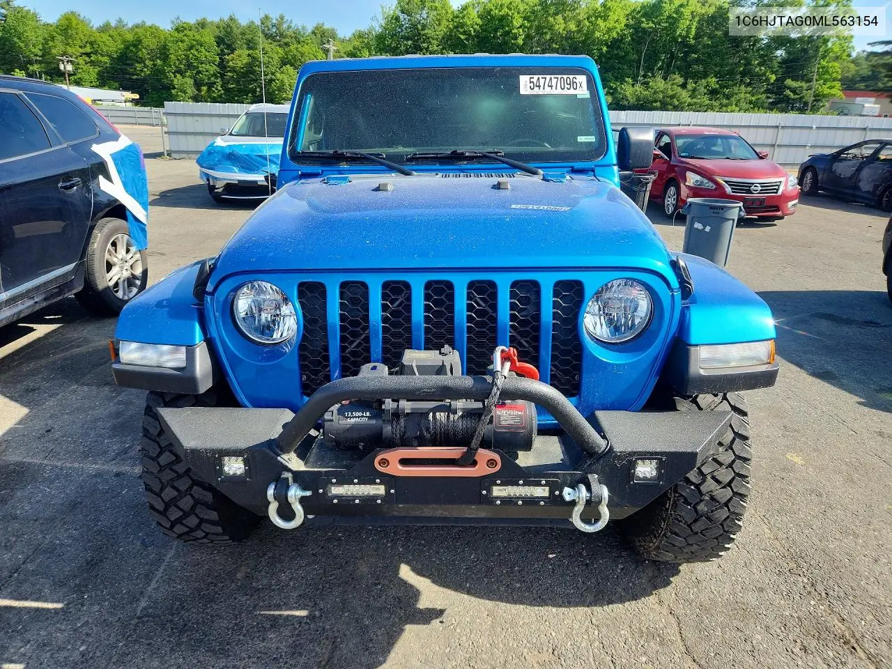 2021 Jeep Gladiator Sport VIN: 1C6HJTAG0ML563154 Lot: 54747096