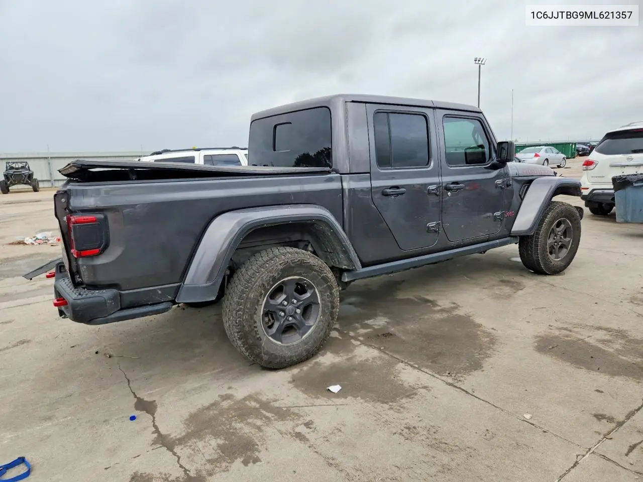 2021 Jeep Gladiator Rubicon VIN: 1C6JJTBG9ML621357 Lot: 55932306