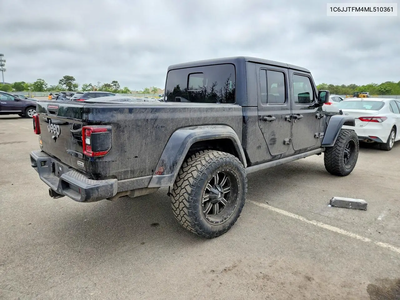 2021 Jeep Gladiator Overland VIN: 1C6JJTFM4ML510361 Lot: 56611306