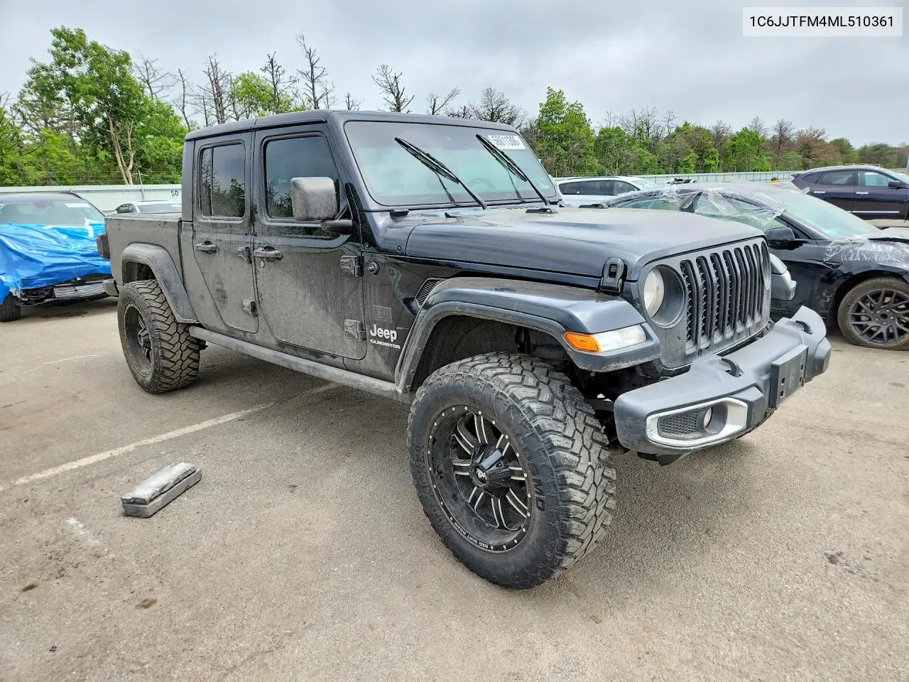 2021 Jeep Gladiator Overland VIN: 1C6JJTFM4ML510361 Lot: 56611306