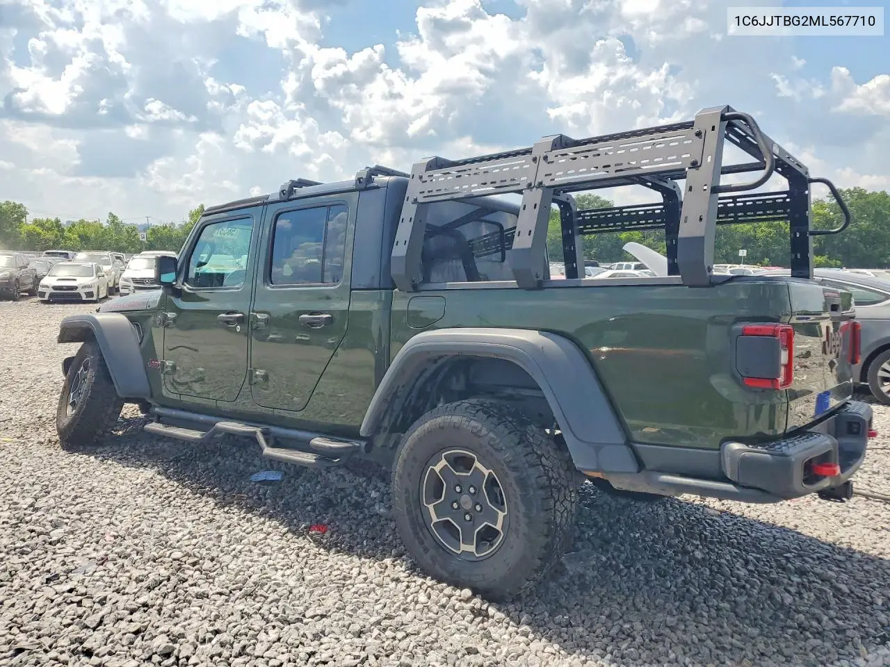 2021 Jeep Gladiator Rubicon VIN: 1C6JJTBG2ML567710 Lot: 56887646