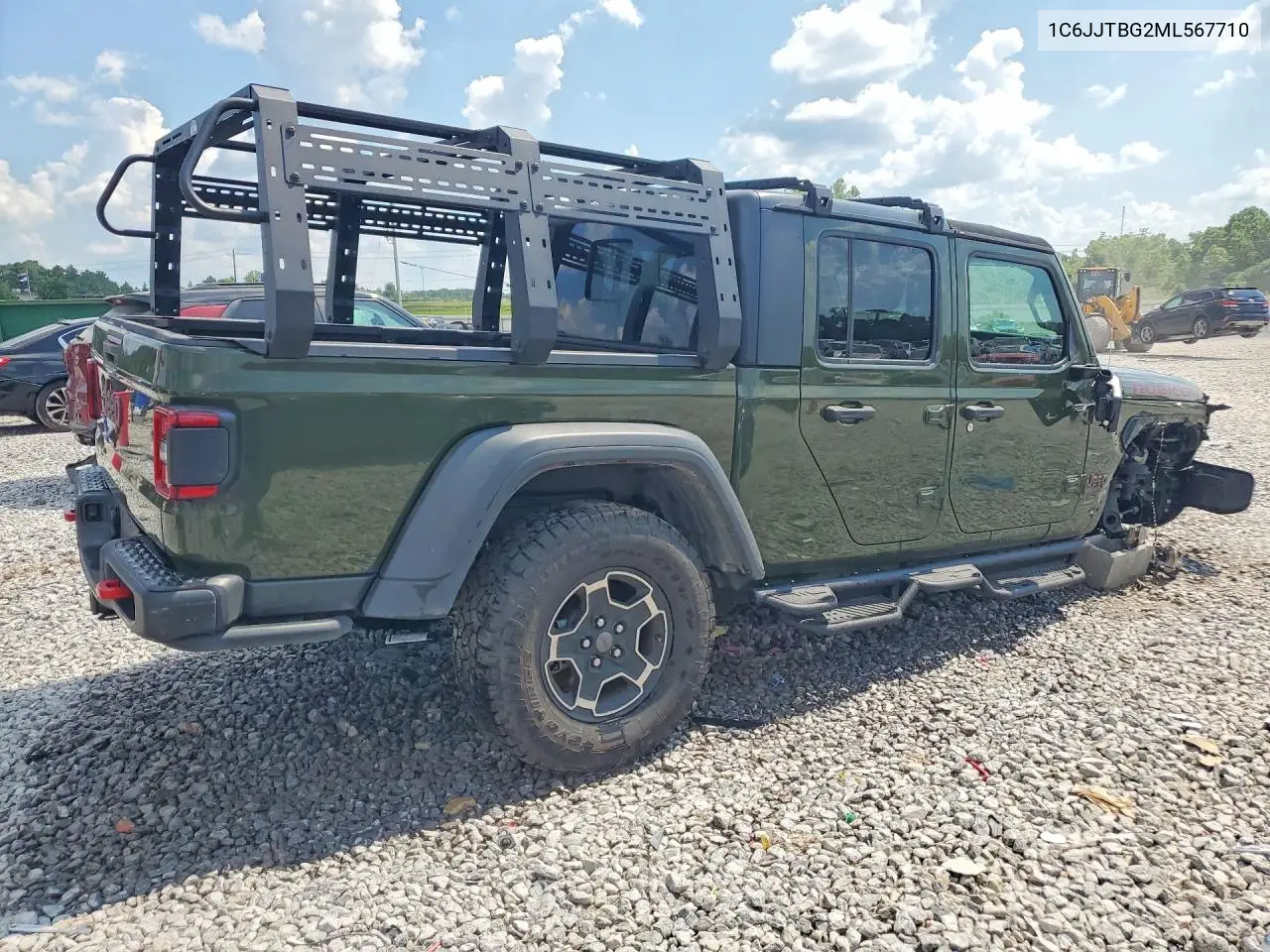 2021 Jeep Gladiator Rubicon VIN: 1C6JJTBG2ML567710 Lot: 56887646