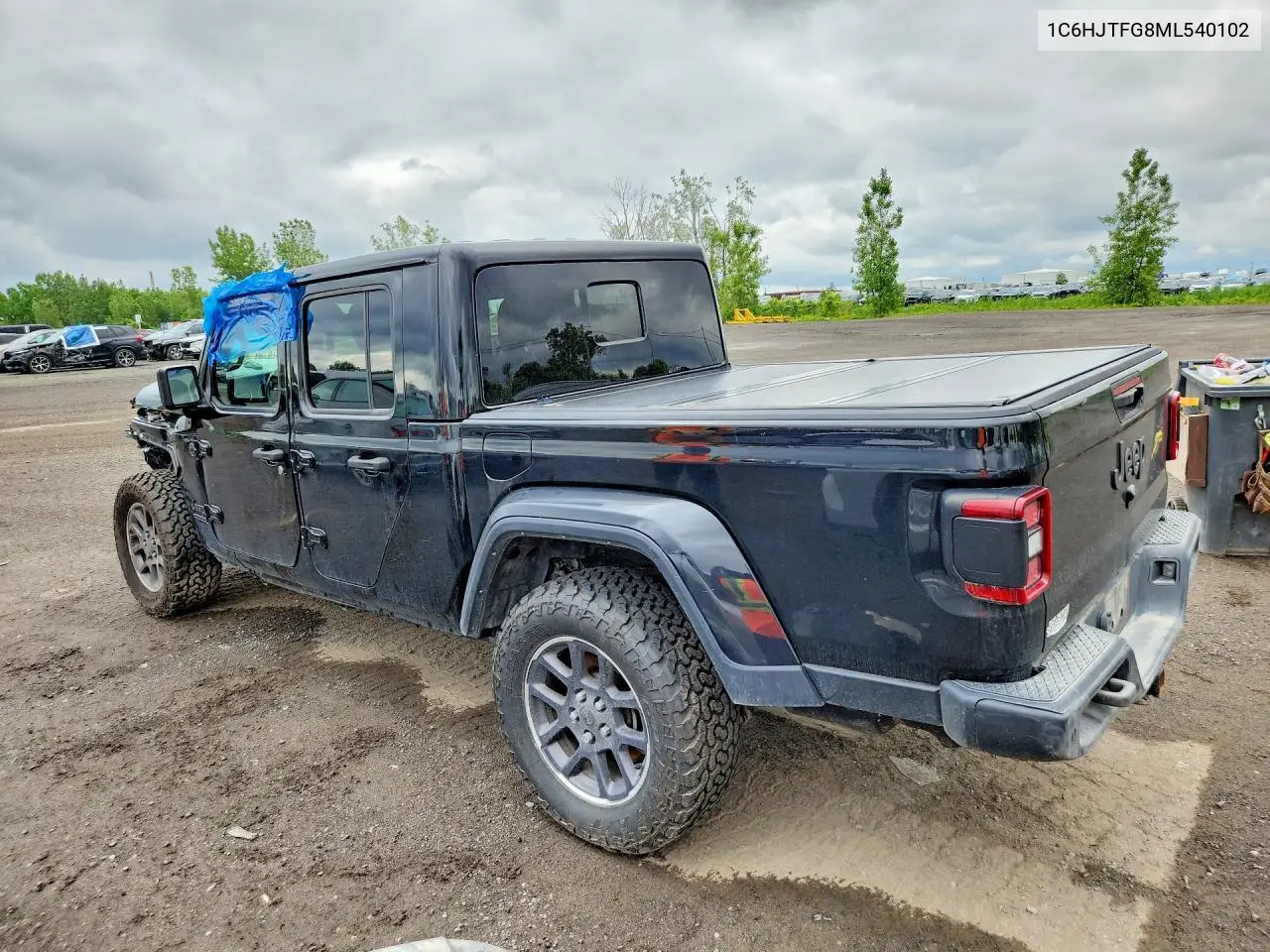 2021 Jeep Gladiator Overland VIN: 1C6HJTFG8ML540102 Lot: 57830826