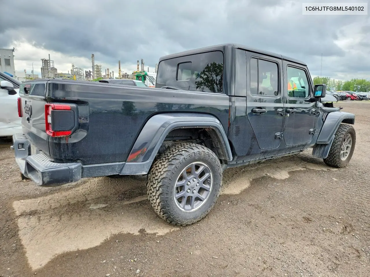 2021 Jeep Gladiator Overland VIN: 1C6HJTFG8ML540102 Lot: 57830826