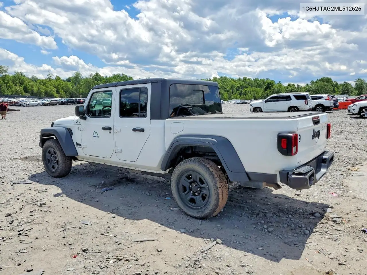 2021 Jeep Gladiator Sport VIN: 1C6HJTAG2ML512626 Lot: 58146336
