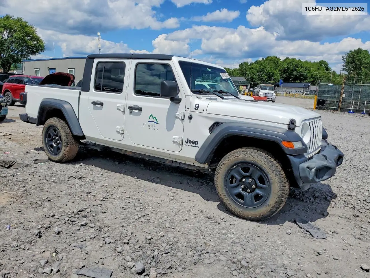2021 Jeep Gladiator Sport VIN: 1C6HJTAG2ML512626 Lot: 58146336