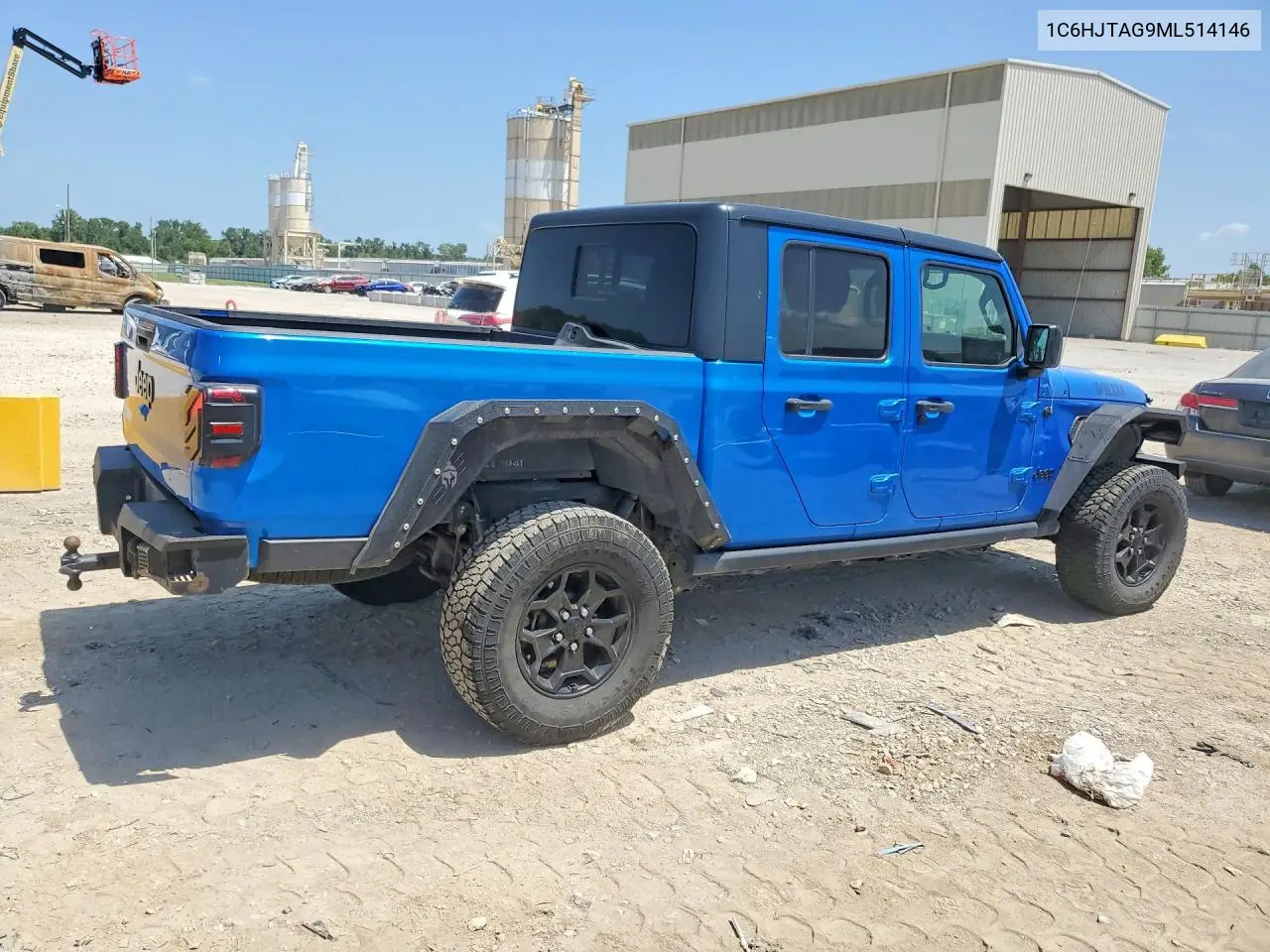 2021 Jeep Gladiator Sport VIN: 1C6HJTAG9ML514146 Lot: 58800416