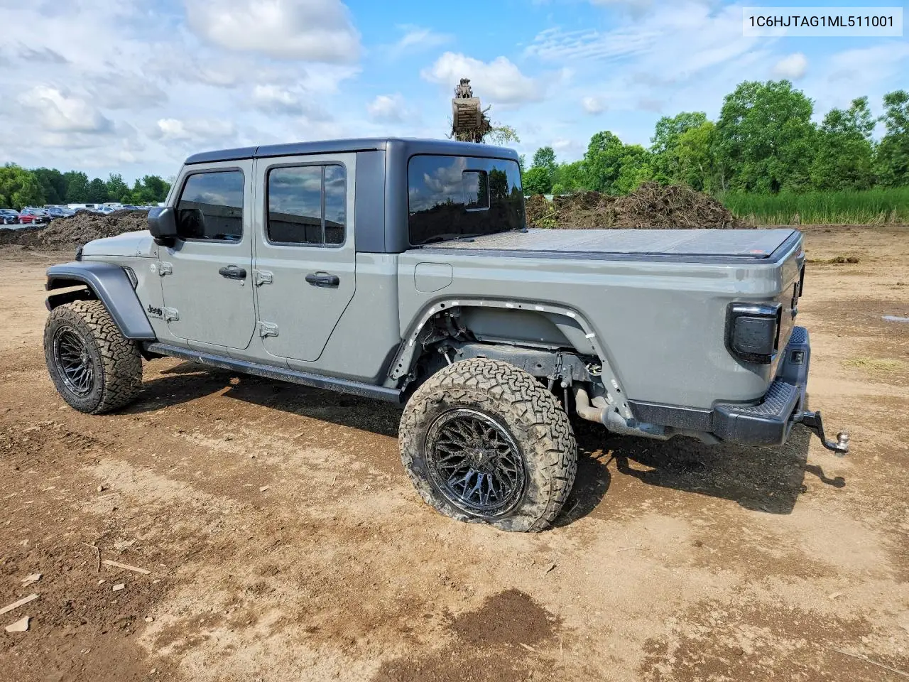 2021 Jeep Gladiator Sport VIN: 1C6HJTAG1ML511001 Lot: 58903436