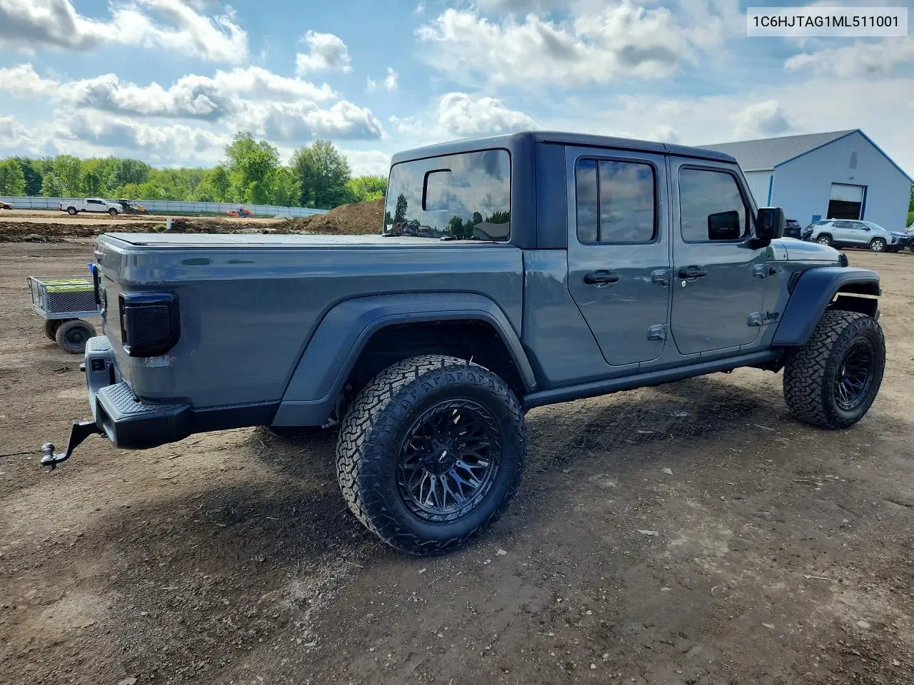 2021 Jeep Gladiator Sport VIN: 1C6HJTAG1ML511001 Lot: 58903436