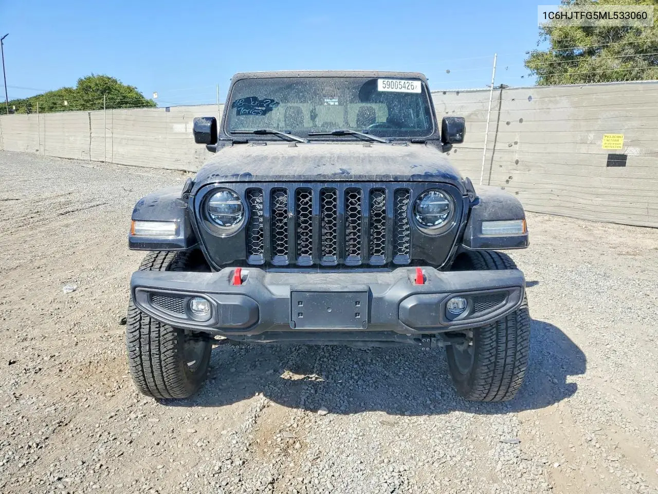 2021 Jeep Gladiator Overland VIN: 1C6HJTFG5ML533060 Lot: 59005426