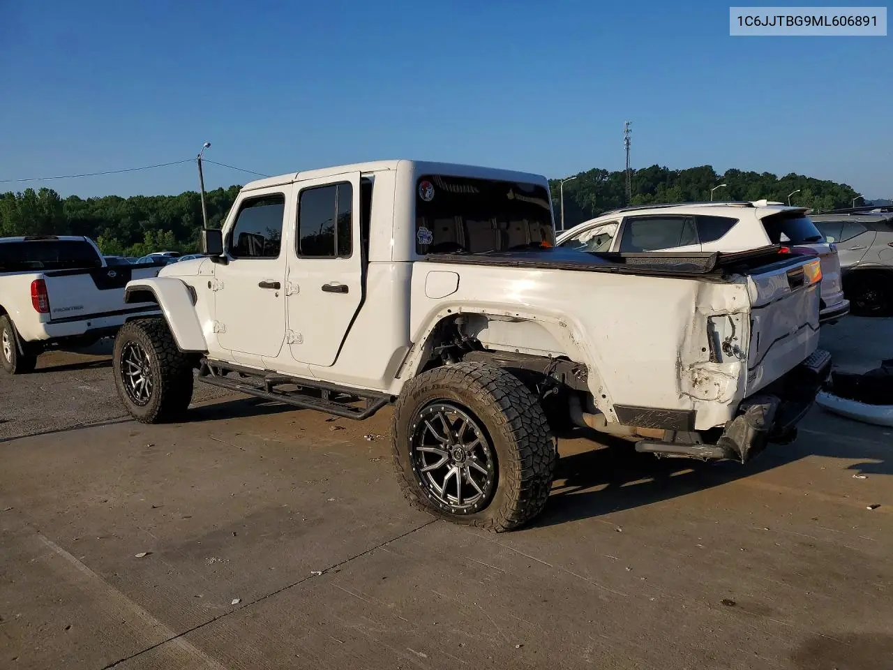 2021 Jeep Gladiator Rubicon VIN: 1C6JJTBG9ML606891 Lot: 59597016